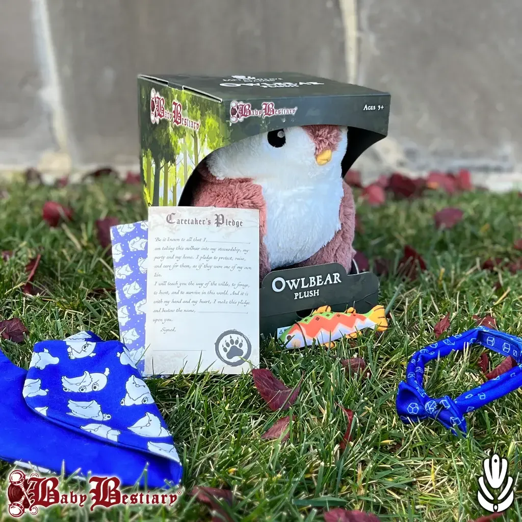 Owlbear Plush In-A-Box, Variation: Rose Owlbear