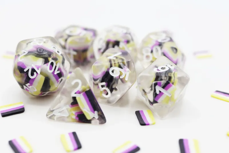 Pride Flag RPG Dice Set