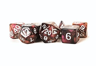 Stardust Acrylic Polyhedral Dice Set
