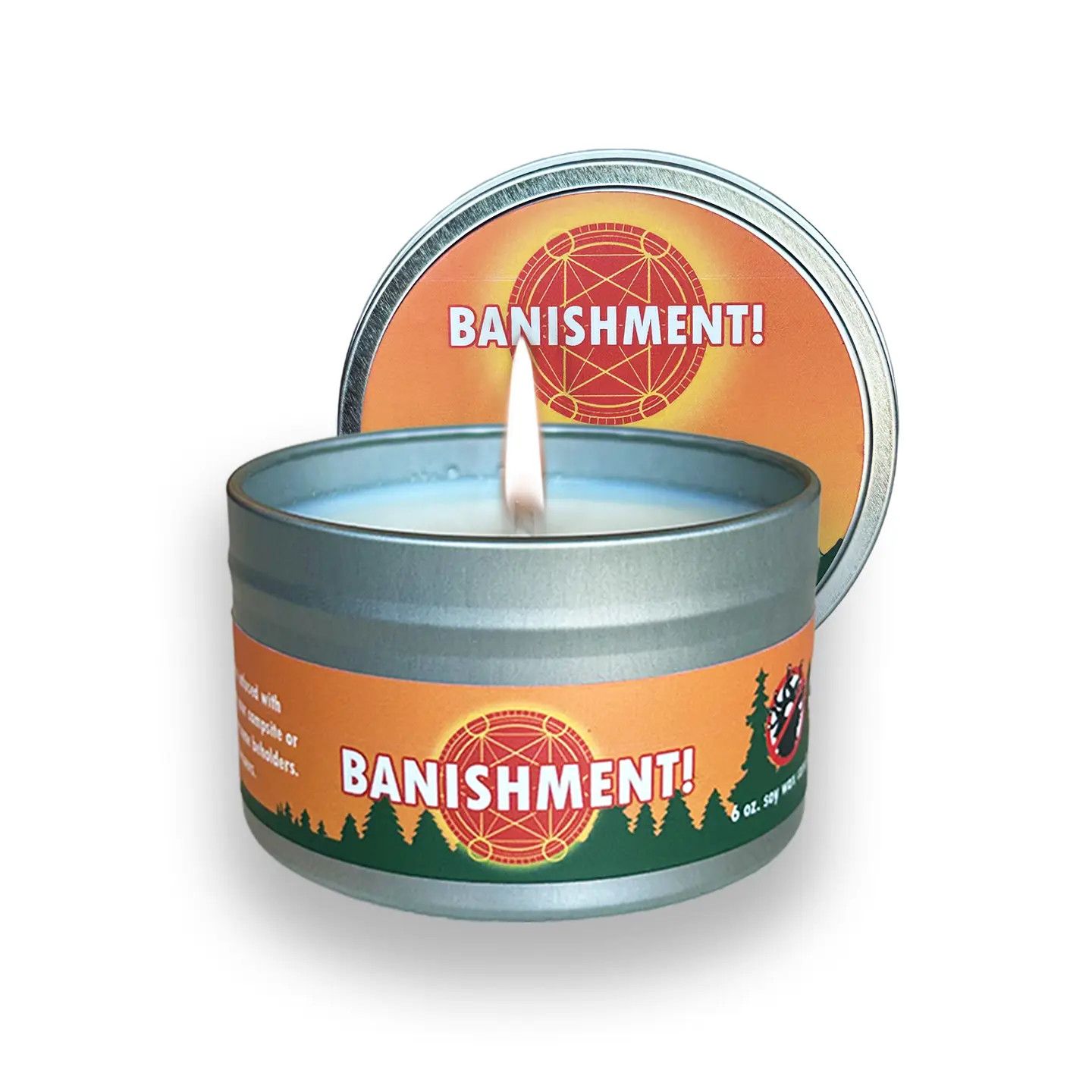Cantrip 6oz Candles, Variation: Banishment