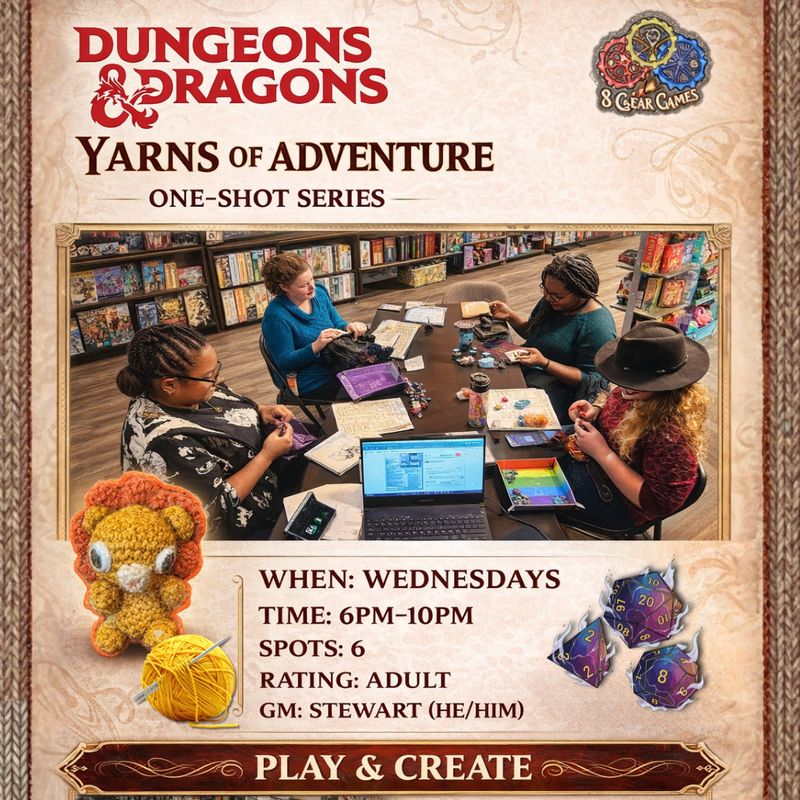 (Mar) Dungeons of Dragons - One-Shot RPG: Yarns Of Adventure