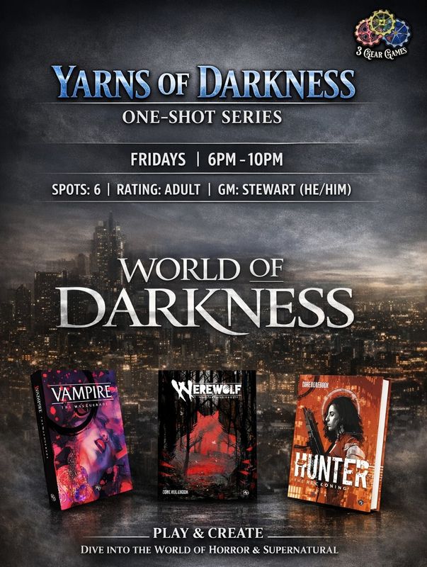 (Apr) World Of Darkness One-Shot RPG: Yarns Of Darkness