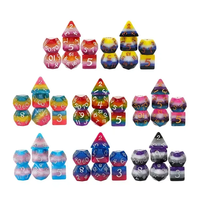 Pride Dice Set 16mm
