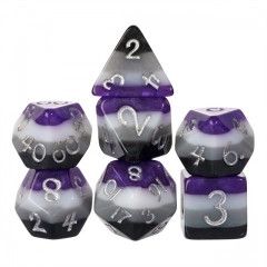 Pride Dice Set 16mm, Variation: Asexual