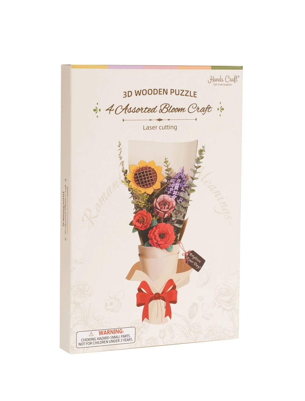 3D Wooden Flower Puzzle, Variation: Bundle Pack