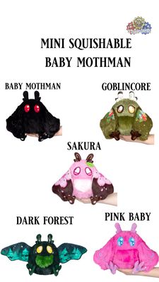 Mini Squishable Mothman