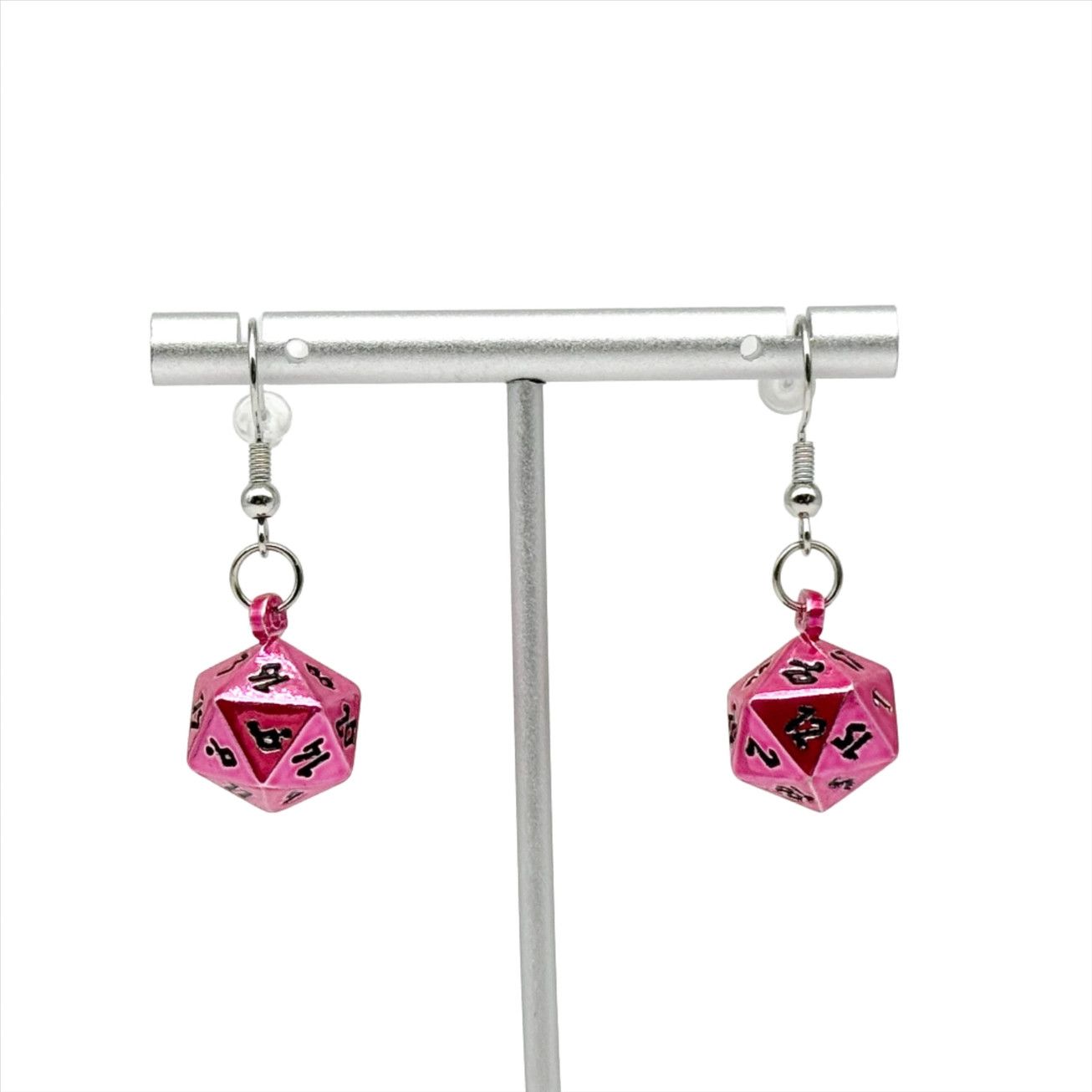 D20 Dice  Ioun Stone Earrings By Norse Foundry, Variation: Dissonant Whispers