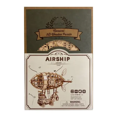 3D Laser Cut Wooden Puzzle