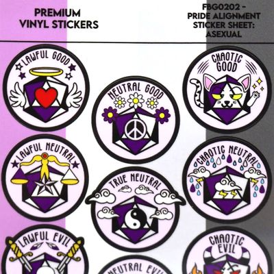 Pride Alignment Sticker Sheet