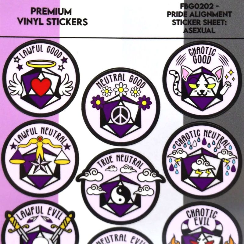 Pride Alignment Sticker Sheet