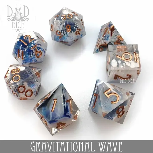 Handmade Sharp Edge DND Dice