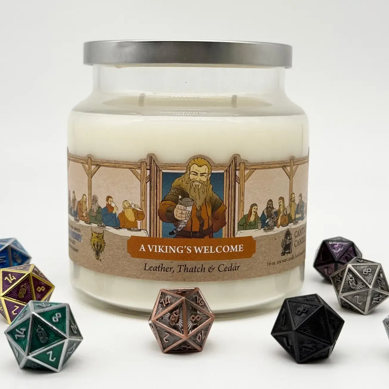 Cantrip Candles  x Norse Foundry Collab Candles -, Variation: A Viking's Welcome