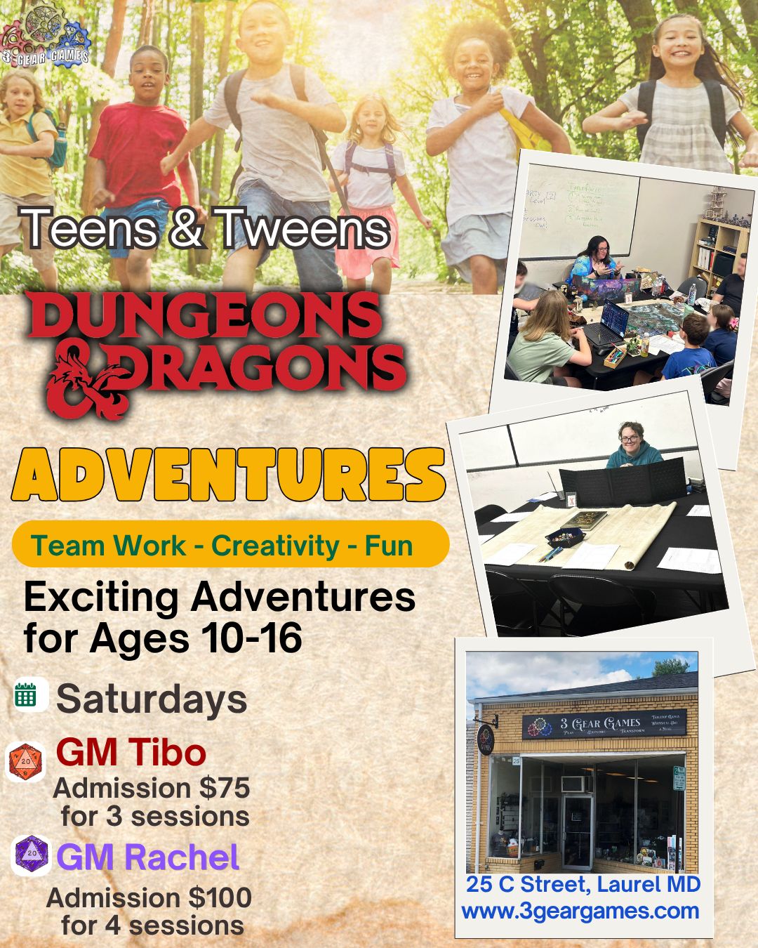 (Sep) Dungeons &amp; Dragons Sessions for Teens &amp; Tweens