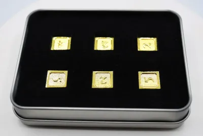 6 Piece Metal D6s