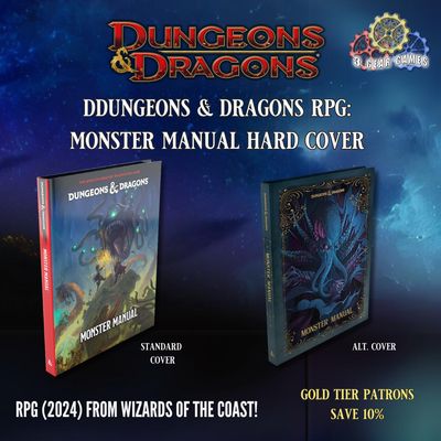 Dungeons &amp; Dragons RPG: Monster Manual Hard Cover (2024)