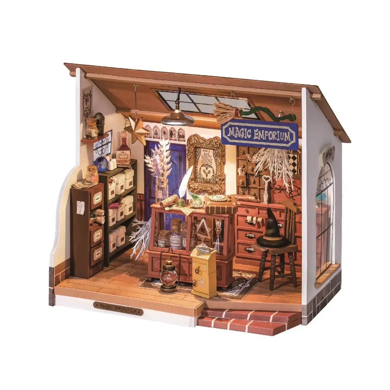DIY Miniature 3D Puzzle Kit, Variation: Kiki's Magic Emporium