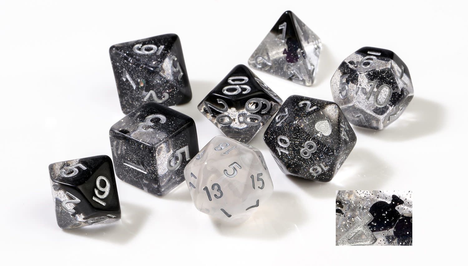 RPG Dice Set (7): Spades