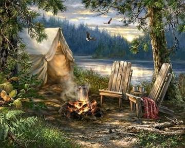 Evening At The Lake