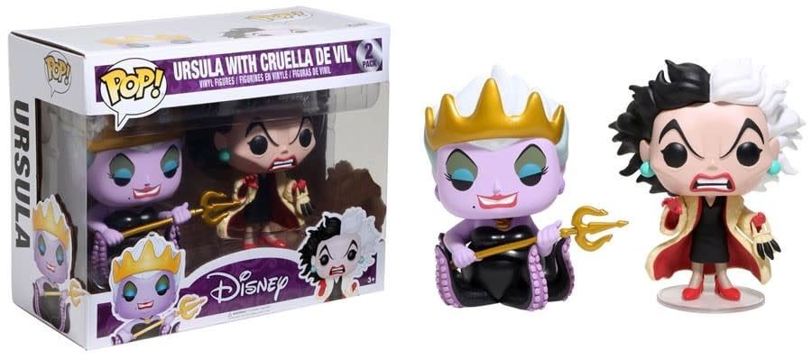 Funko POP! Disney Ursula with Cruella De Vil Vinyl Figure 2-Pack