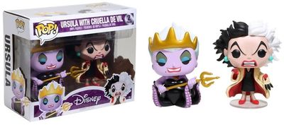 Funko POP! Disney Ursula with Cruella De Vil Vinyl Figure 2-Pack