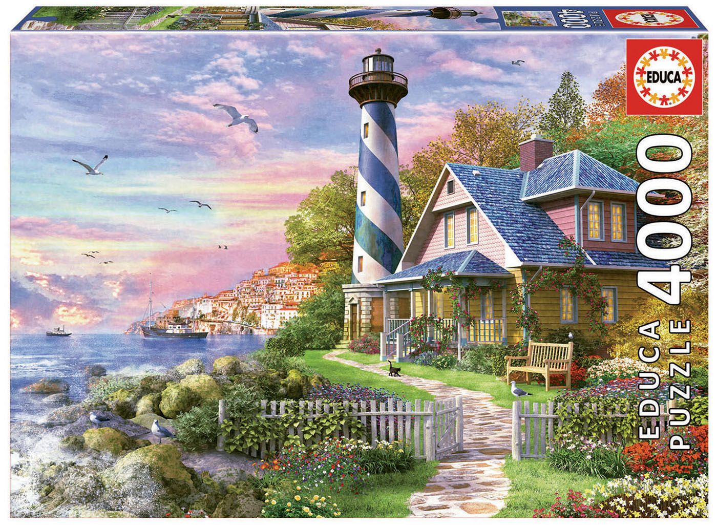 Lighthouse At Rock Bay - 4000 piece puzzle