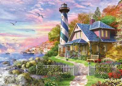 Lighthouse At Rock Bay - 4000 piece puzzle
