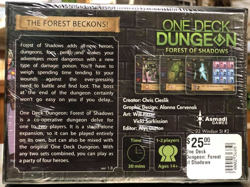 One Deck Dungeon: Forest of Shadows