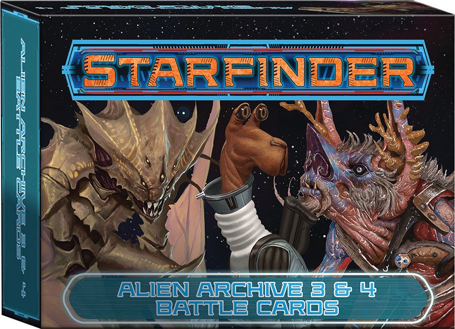Starfinder RPG: Alien Archive 3 &amp; 4 Battle Cards