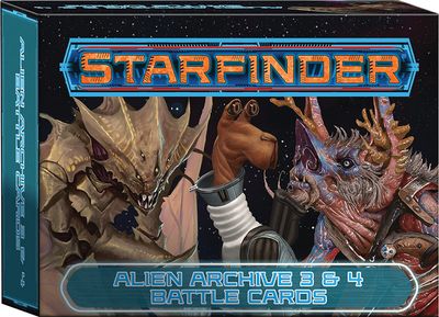 Starfinder RPG: Alien Archive 3 &amp; 4 Battle Cards