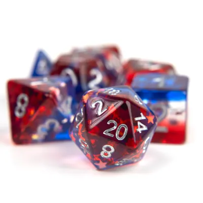 RPG Dice Set (7): Star Spangled Banner
