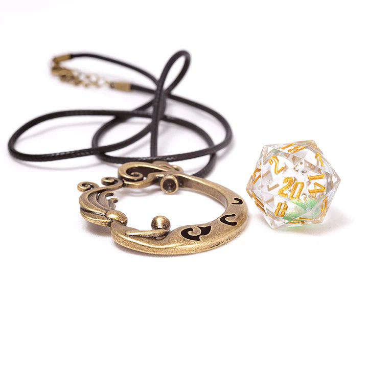 Mermaid D20 Necklace