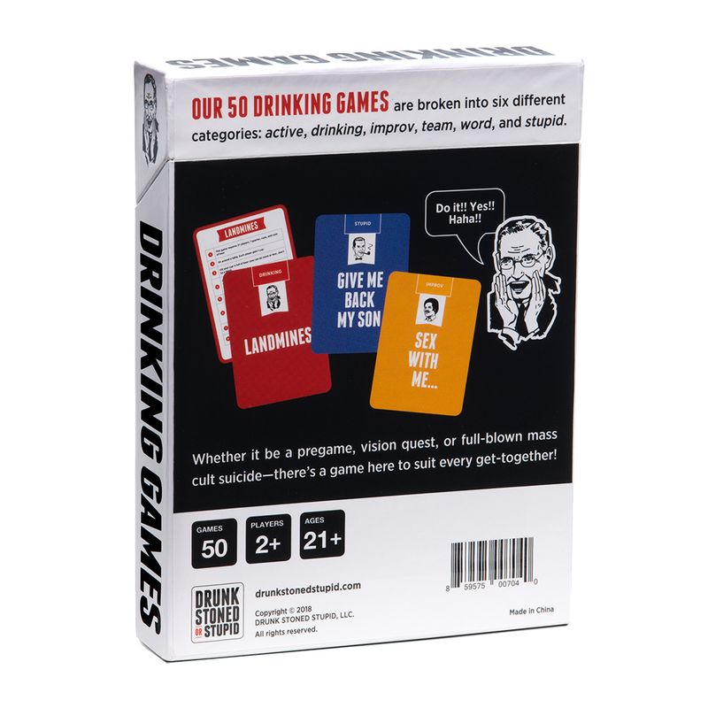 DRINKING GAMES FOR PEOPLE WHO NEVER DRINK