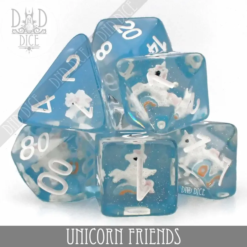Unicorn Friends RPG Dice