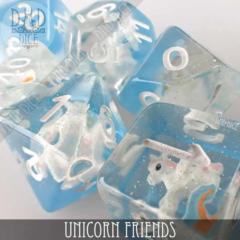 Unicorn Friends RPG Dice