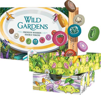 Wild Gardens: Premium Wooden Source Token Pack