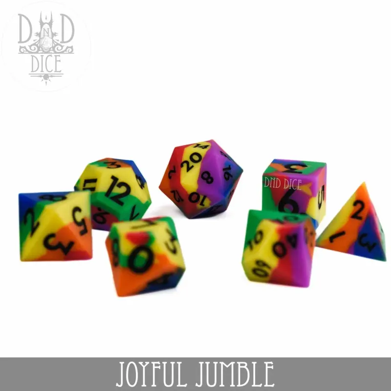 Joyful Jumble (Silicone) Dice Set