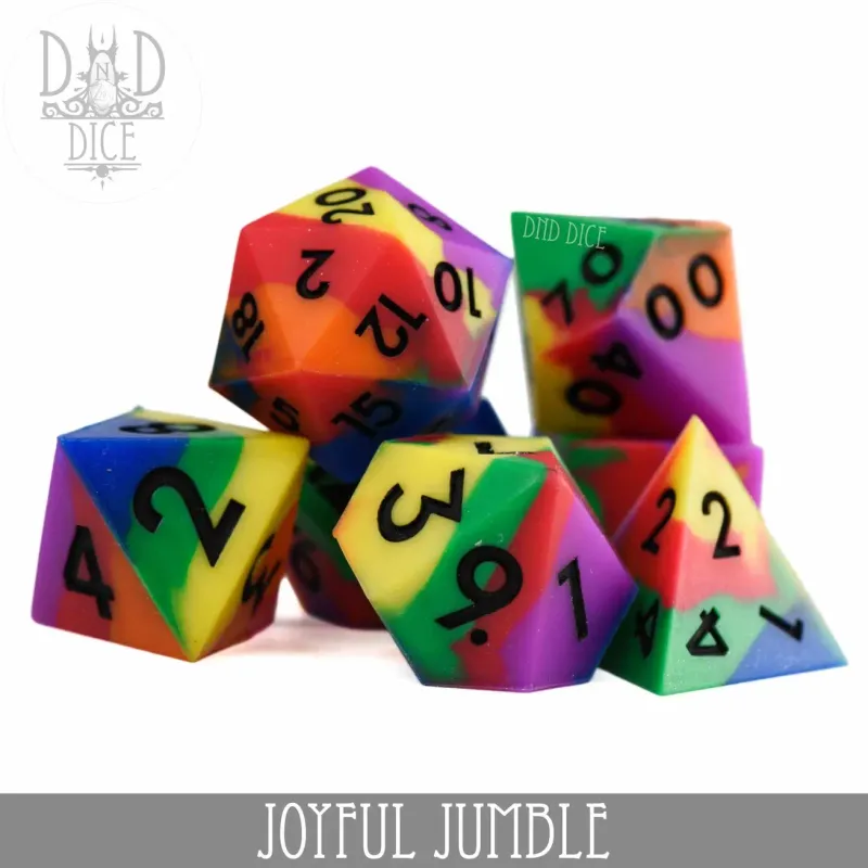 Joyful Jumble (Silicone) Dice Set