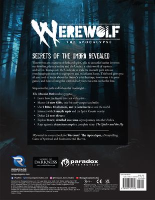 (Pre-order) Werewolf The Apocolypse RPG:  The Moonlit Path Sourcebook