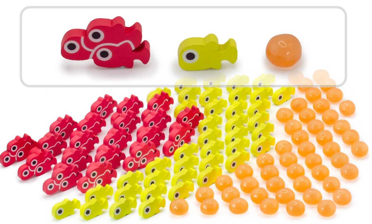 Finspan Upgrade Pack (Wooden Tokens / Squishy Eggs)