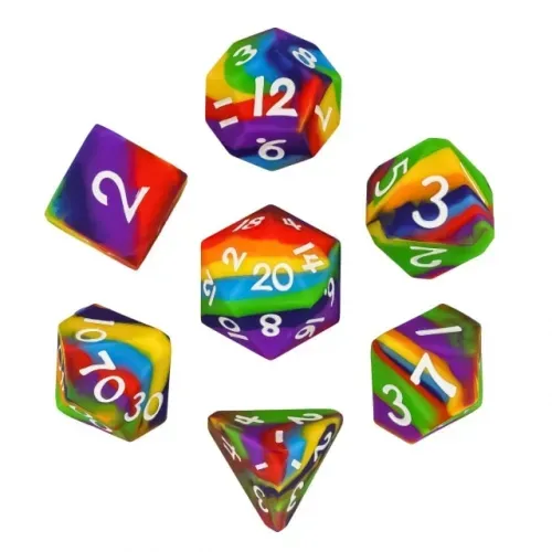 Pride Flag 16mm Silicone Dice