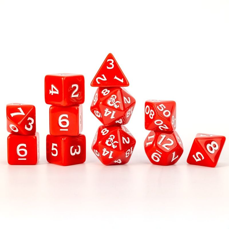 Dungeons &amp; Dragons: New Adventurer Set - Red Dice