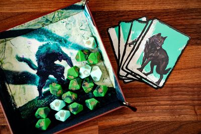 Werewolf The Apocalypse: RPG - Luna's Fury Limited Dice &amp; Tray Accessory Pack
