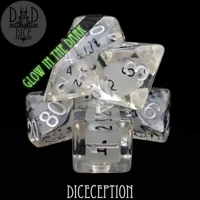 Diceception (Glow) Dice Set