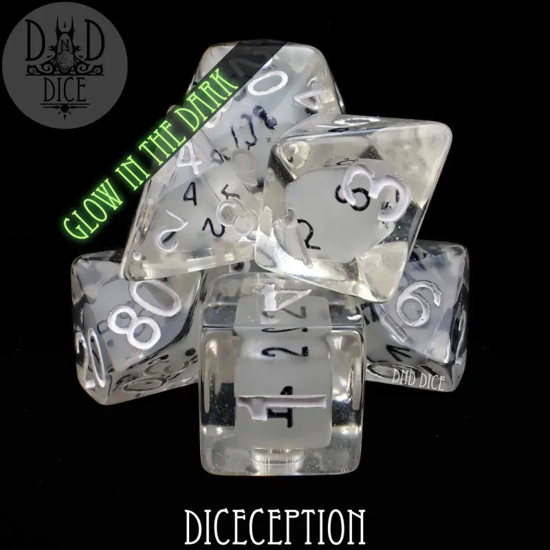 Diceception (Glow) Dice Set