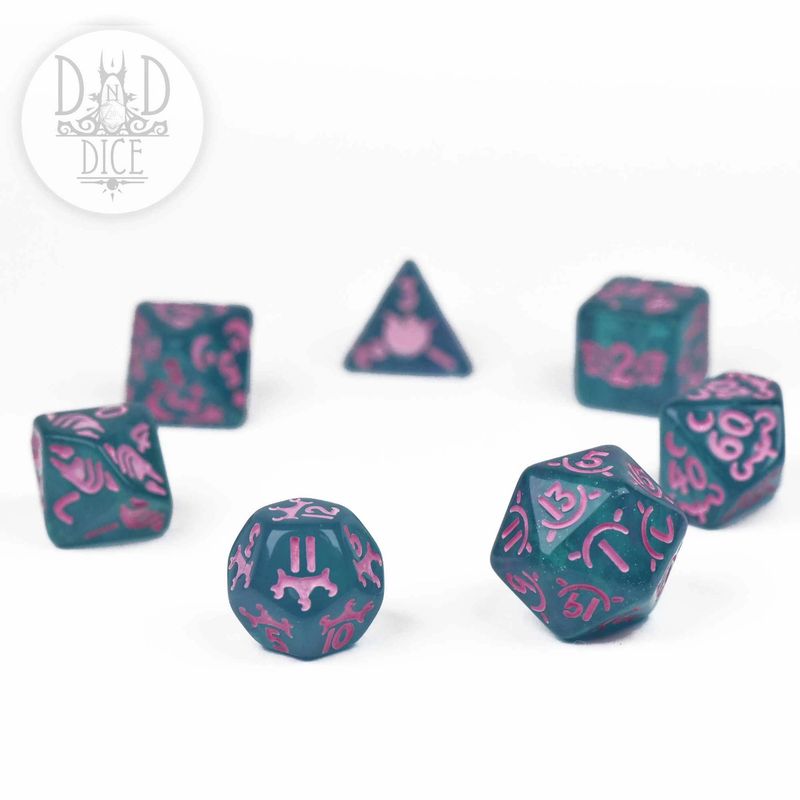 Unicorn Princess RPG Dice Set