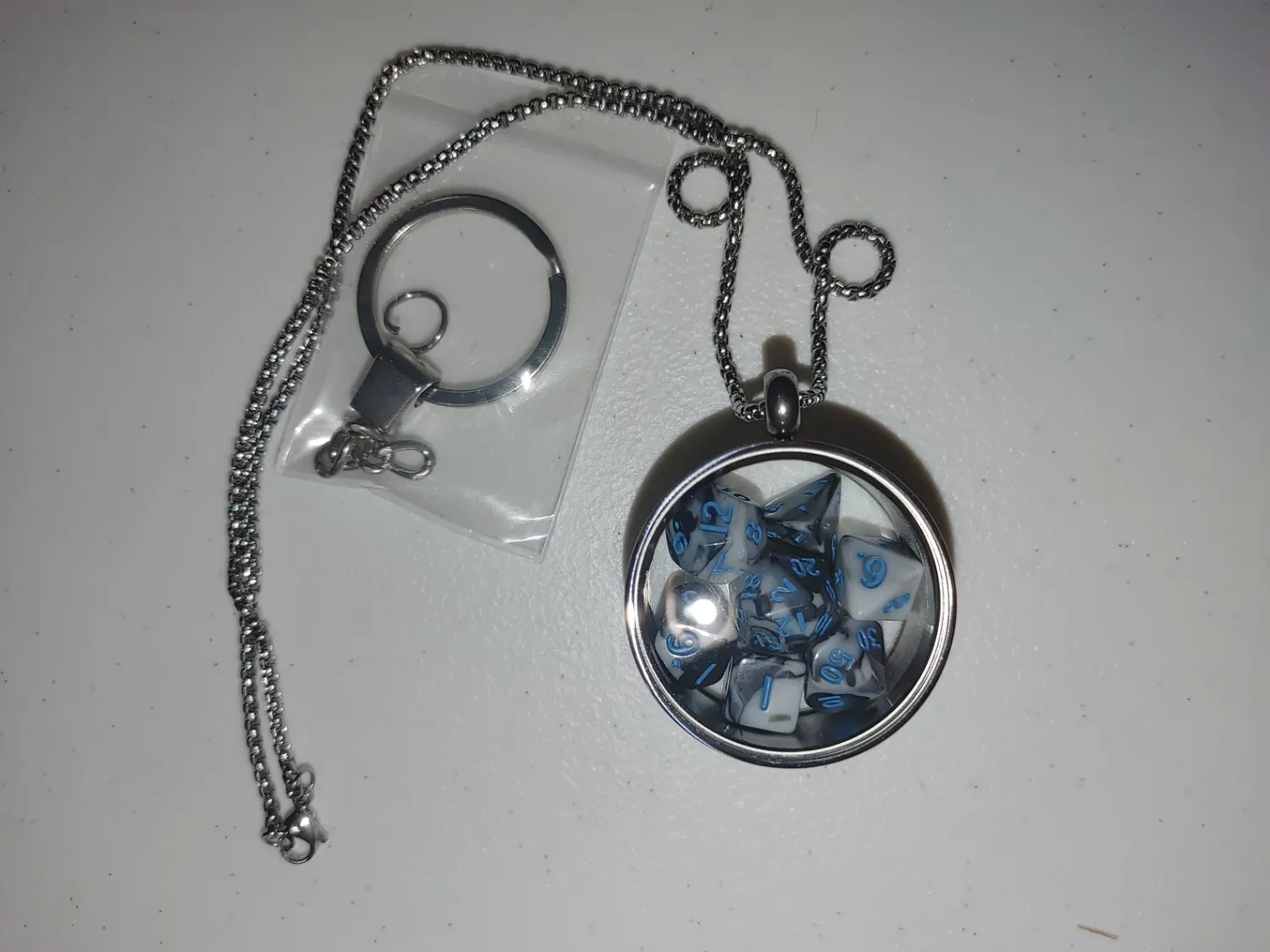 Glass Locket (For 11mm Mini Dice)