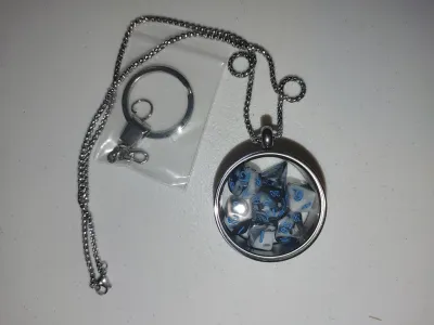 Glass Locket (For 11mm Mini Dice)