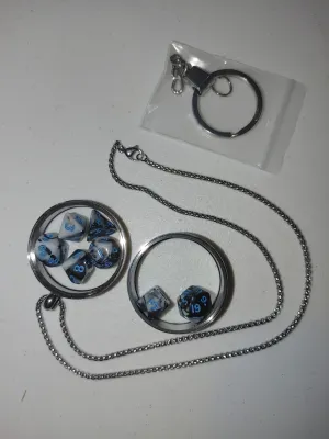 Glass Locket (For 11mm Mini Dice)