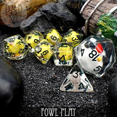 Fowl Play - 8 dice set