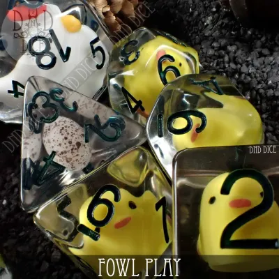 Fowl Play - 8 dice set